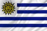 Vlag Uruguay - 100x150cm Spun-Poly